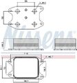 NISSENS (90810) Ölkühler, Motoröl für AUDI SEAT SKODA VW