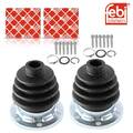 2X FEBI 08303 FALTENBALGSATZ ANTRIEBSWELLE HINTEN FÜR VW TRANSPORTER BUS T2 T1