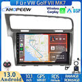 8Core 4+64GB Android 13 Apple Carplay Autoradio GPS NAVI DSP Für VW Golf VII MK7