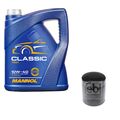 FEBI BILSTEIN Ölfilter 5L MANNOL Classic 10W-40 für Smart Forfour 454 1.5 CDI