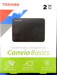Toshiba Canvio Basics 2TB - 2000GB USB 3.0 externe tragbare Festplatte 2,5 Zoll 