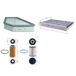 KNECHT FILTER-PAKET SET passend für VOLVO V40 525 526 D3 D4 -03.15 BJ