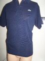 Lacoste Polo Shirt Gr. 4 M-L Original blau Poloshirt kurzarm Gr. 48-50 Large