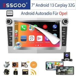 32G Android 13 Autoradio GPS Carplay BT +Kam Für Opel Zafira B Astra H Corsa C D