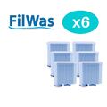 6 x FilWas Wasserfilter kompatibel mit  PHILIPS 5400 Serie LatteGo EP5447/90