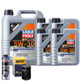 Motoröl 5W30 LIQUI MOLY Special Tec Ll 9L+HENGST Ölfilter +Spülung