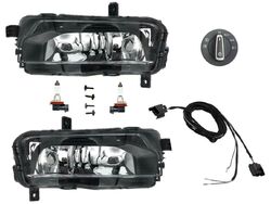 Nebelscheinwerfer Komplettset Nachrüstung NSW Set Schalter A passend für VW T6.1