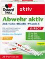 Doppelherz Abwehr aktiv DIRECT Zink Selen Vitamin C Immunsystem Histidin 20 Micr