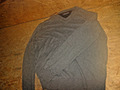 V- Pullover v. Tommy Hilfiger Gr.L grau m. Cashmere