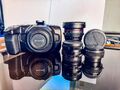 Blackmagic blackmagic pocket cinema camera 4k + Optiken, Adapter & Zubehörpaket