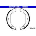 1x Bremsbackensatz, Feststellbremse ATE 03.0137-0305.2 passend für BMW