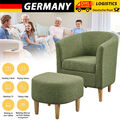 Ohrensessel Sessel Loungesessel Clubsessel Cocktailsessel Relaxsessel mit Hocker