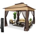 Pavillon Pop Up Faltpavillon 3x3m/3,3x3,3m Wasserdicht UV Gartenzelt Partyzelt