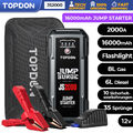 TOPDON JS2000 2000A KFZ Starthilfe Jump Starter Ladegerät Auto Booster Powerbank