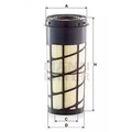 ORIGINAL® Mann-Filter C 15 011 Luftfilter passend für John Deere Series 5