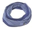 Landhuis handmade: Lässiger Hipster Loop Schal in blau mit Struktur Muster