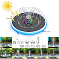 LED Solar Teichpumpe Springbrunnen Pumpe Fontäne Teich Wasserpumpe Gartenbrunnen