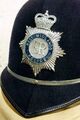 Englischer Polizeihelm - original Bobby Helmet  UK - West Midlands  Police