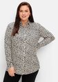 sheego Damen Bluse mit Animal-Alloverprint, aus Viskose