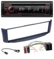 Kenwood MP3 CD USB Bluetooth DAB Autoradio für Smart ForTwo 450 blau ohne Metall