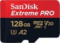 SanDisk Extreme PRO microSDXC UHS-I Speicherkarte 128 GB + Adapter &amp;