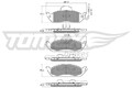 Tomex Brakes Bremsbelagsatz Scheibenbremse für Mercedes 1998-2005 Vorne Tx12-83