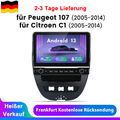 Carplay Android 13 Autoradio Für Peugeot 107 05-2014 GPS BT SWC DAB+ WiFi 2+64G