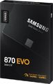 Samsung 870 EVO SSD 500GB SATA 6Gb/​s 2,5 Zoll PC Notebook 560/530 MB/​s