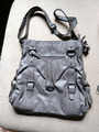Handtasche Schultertasche grau Damentasche Shopper Bag Tragetasche TCM Tschibo