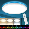  36W RGB LED Deckenleuchte Dimmbar Deckenlampe mit Fernbedienung Wohnzimmer 