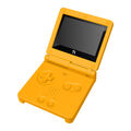 RetroSix Prestige Gehäuse Kits IPS Ready für Game boy Advance SP Solid Yellow...