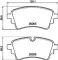 HELLA PAGID BREMSBELÄGE HINTEN passend für AUDI A4 A5 A6 A7 A8 Q5 Q7 VW TOUAREG 