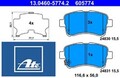 Ate 13.0460-5774.2 Bremsbelagsatz für Scheibenbremse Bremsbelagsatz für Suzuki 