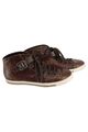 PAUL GREEN Sneaker high Gr. 39 Damen Leder Braun 