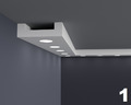 (18 meter) - Styroporleisten Zierprofile Stuckprofile Stuckleiste Dekor