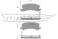 TOMEX Brakes Bremsbelagsatz Scheibenbremse TX 13-66 für TOYOTA AVENSIS Liftback