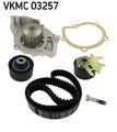 SKF Wasserpumpe + Zahnriemensatz VKMC 03257 für CITROËN FIAT FORD LANCIA