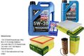 INSPEKTIONSKIT FILTER LIQUI MOLY ÖL 6L 5W-30 für Audi Allroad 4BH C5 2.5 TDI