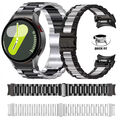 Für Samsung Galaxy Watch FE 7 6 5 Pro 4 Classic 40 44mm Quick Fit Metall Armband