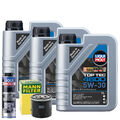 Motoröl 5W30 LIQUI MOLY Top Tec 4600 3L +MANN Ölfilter +Spülung