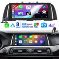 10.3" Android Autoradio 8-Kern LTE 4G 128G GPS Navi WIFI KAM Für BMW 5er F10 NBT