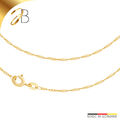 JB Edle Goldkette Singapurkette 585 - 14 K Gold 1,2 mm 45 - 50 cm