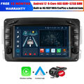 Touchscreen GPS Android 12 CarPlay Autoradio für Mercedes Benz C-Class W203 S203