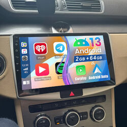 10,1" Android 13 Autoradio 2+64GB GPS Navi WIFI BT Für VW Passat B6 B7 2010-2015