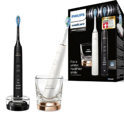 Philips DiamondClean 9000 Elektrische Schallzahnbürste App Schwarz Rose Gold