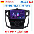 Für Ford Focus III 2011-2019 Android12 Autoradio GPS NAVI BT FM WIFI DAB+ 1+32GB