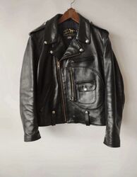 Schott 696H Perfecto Lederjacke L Horsehide D-Pocket No Buco J24