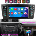 Für BMW 3er E90 E91 E92 E93 GPS NAVI Carplay Autoradio Android13 BT RDS WIFI SWC