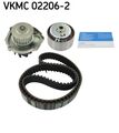 SKF Wasserpumpe + Zahnriemensatz VKMC 02206-2 für ALFA MITO FIAT 500 PANDA QUBO