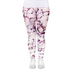 cosey - bedruckte bunte Leggins Leggings (Größe 34 - 44) - Polka Dot Blüten